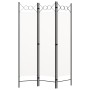 Biombo divisor de 3 paneles blanco 120x180 cm