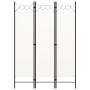 Biombo divisor de 3 paneles blanco 120x180 cm