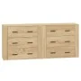 Sideboards 2 Stück Sonoma-Eichensperrholz von vidaXL, Sideboards - Ref: Foro24-3185410, Preis: 196,19 €, Rabatt: %