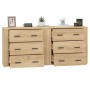 Sideboards 2 Stück Sonoma-Eichensperrholz von vidaXL, Sideboards - Ref: Foro24-3185410, Preis: 189,76 €, Rabatt: %
