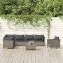 8-teiliges Gartenmöbel-Set und graue synthetische Rattankissen von vidaXL, Gartensets - Ref: Foro24-3187287, Preis: 673,32 €,...