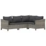 8-teiliges Gartenmöbel-Set und graue synthetische Rattankissen von vidaXL, Gartensets - Ref: Foro24-3187287, Preis: 673,32 €,...