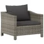 8-teiliges Gartenmöbel-Set und graue synthetische Rattankissen von vidaXL, Gartensets - Ref: Foro24-3187287, Preis: 673,32 €,...