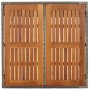Gartentisch mit Holzoberfläche aus grauem PE-Rattan 90x90x75 cm von vidaXL, Gartentische - Ref: Foro24-319898, Preis: 130,69 ...
