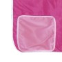 Cama alta para niños con túnel madera pino rosa 90x200 cm