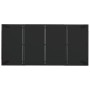 Gartentisch Glasoberfläche PE Rattan schwarz 190x90x75 cm von vidaXL, Gartentische - Ref: Foro24-319903, Preis: 175,00 €, Rab...