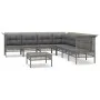 8-teiliges Gartenmöbel-Set und graue synthetische Rattankissen von vidaXL, Gartensets - Ref: Foro24-3187520, Preis: 432,16 €,...