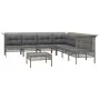 8-teiliges Gartenmöbel-Set und graue synthetische Rattankissen von vidaXL, Gartensets - Ref: Foro24-3187520, Preis: 432,16 €,...