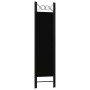 Biombo divisor de 3 paneles negro 120x180 cm