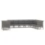 10-piece garden furniture set and gray synthetic rattan cushions by vidaXL, Garden sets - Ref: Foro24-3187535, Price: 635,26 ...