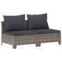 8-teiliges Gartenmöbel-Set und graue synthetische Rattankissen von vidaXL, Gartensets - Ref: Foro24-3187285, Preis: 702,82 €,...