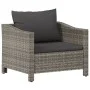 8-piece garden furniture set and gray synthetic rattan cushions by vidaXL, Garden sets - Ref: Foro24-3187285, Price: 673,28 €...