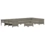 11-piece garden furniture set and gray synthetic rattan cushions by vidaXL, Garden sets - Ref: Foro24-3187307, Price: 781,61 ...