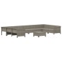 11-teiliges Gartenmöbel-Set und graue synthetische Rattankissen von vidaXL, Gartensets - Ref: Foro24-3187307, Preis: 828,39 €...