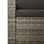 4-teiliges Gartenmöbel-Set und graue synthetische Rattankissen von vidaXL, Gartensets - Ref: Foro24-3187272, Preis: 334,87 €,...