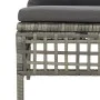 5-teiliges Gartenmöbel-Set und graue synthetische Rattankissen von vidaXL, Gartensets - Ref: Foro24-3187485, Preis: 276,11 €,...