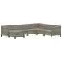7-teiliges Gartenmöbel-Set und graue synthetische Rattankissen von vidaXL, Gartensets - Ref: Foro24-3187296, Preis: 523,18 €,...