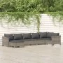 7-teiliges Gartenmöbel-Set und graue synthetische Rattankissen von vidaXL, Gartensets - Ref: Foro24-3187293, Preis: 550,32 €,...