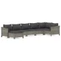 7-teiliges Gartenmöbel-Set und graue synthetische Rattankissen von vidaXL, Gartensets - Ref: Foro24-3187293, Preis: 550,32 €,...