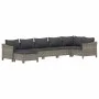 7-teiliges Gartenmöbel-Set und graue synthetische Rattankissen von vidaXL, Gartensets - Ref: Foro24-3187293, Preis: 550,32 €,...