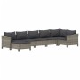 7-teiliges Gartenmöbel-Set und graue synthetische Rattankissen von vidaXL, Gartensets - Ref: Foro24-3187293, Preis: 576,66 €,...