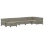 7-teiliges Gartenmöbel-Set und graue synthetische Rattankissen von vidaXL, Gartensets - Ref: Foro24-3187293, Preis: 550,32 €,...