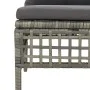 5-teiliges Gartenmöbel-Set und graue synthetische Rattankissen von vidaXL, Gartensets - Ref: Foro24-3187503, Preis: 276,11 €,...