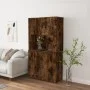 Hohes Sideboard aus geräuchertem Eichensperrholz von vidaXL, Sideboards - Ref: Foro24-3185356, Preis: 143,69 €, Rabatt: %