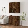 Hohes Sideboard aus geräuchertem Eichensperrholz von vidaXL, Sideboards - Ref: Foro24-3185356, Preis: 143,69 €, Rabatt: %