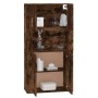 Hohes Sideboard aus geräuchertem Eichensperrholz von vidaXL, Sideboards - Ref: Foro24-3185356, Preis: 147,92 €, Rabatt: %