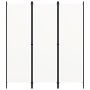 Biombo divisor de 3 paneles blanco 150x180 cm