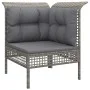 7-piece garden furniture set and gray synthetic rattan cushions by vidaXL, Garden sets - Ref: Foro24-3187516, Price: 371,76 €...