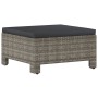 5-teiliges Gartenmöbel-Set und graue synthetische Rattankissen von vidaXL, Gartensets - Ref: Foro24-3187263, Preis: 377,60 €,...