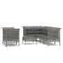 8-teiliges Gartenmöbel-Set und graue synthetische Rattankissen von vidaXL, Gartensets - Ref: Foro24-3187542, Preis: 473,69 €,...