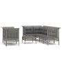 8-teiliges Gartenmöbel-Set und graue synthetische Rattankissen von vidaXL, Gartensets - Ref: Foro24-3187542, Preis: 480,98 €,...
