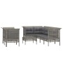 8-teiliges Gartenmöbel-Set und graue synthetische Rattankissen von vidaXL, Gartensets - Ref: Foro24-3187542, Preis: 480,98 €,...