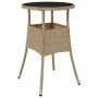5 Stk. Gartentisch und Stühle und Kissen synthetisches Rattan beige von vidaXL, Gartensets - Ref: Foro24-3187421, Preis: 334,...