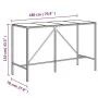 Garden table and high stools 11 pieces and gray PE rattan cushions by vidaXL, Garden sets - Ref: Foro24-3187640, Price: 427,8...