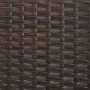 3-seater garden bench with brown synthetic rattan cushions by vidaXL, garden benches - Ref: Foro24-319491, Price: 92,14 €, Di...