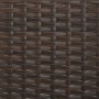 3-Sitzer-Gartenbank mit Kissen Kunstrattanbraun von vidaXL, Gartenbänke - Ref: Foro24-319491, Preis: 95,86 €, Rabatt: %