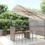 Bar table and garden stools 7 pieces acacia wood PE rattan gray by vidaXL, Garden sets - Ref: Foro24-3187687, Price: 456,27 €...