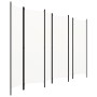 Biombo divisor de 6 paneles blanco 300x180 cm
