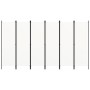 Biombo divisor de 6 paneles blanco 300x180 cm