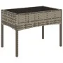 4-teiliges Gartenmöbel-Set und graue synthetische Rattankissen von vidaXL, Gartensets - Ref: Foro24-319501, Preis: 188,81 €, ...