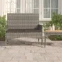 2-seater garden bench with gray synthetic rattan cushions by vidaXL, garden benches - Ref: Foro24-319489, Price: 87,00 €, Dis...