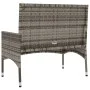 2-seater garden bench with gray synthetic rattan cushions by vidaXL, garden benches - Ref: Foro24-319489, Price: 87,00 €, Dis...