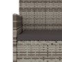 2-seater garden bench with gray synthetic rattan cushions by vidaXL, garden benches - Ref: Foro24-319489, Price: 85,85 €, Dis...