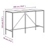 Garden table and high stools 9 pieces and black PE rattan cushions by vidaXL, Garden sets - Ref: Foro24-3187637, Price: 361,8...
