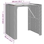 Garden table and high stools 5 pieces with gray PE rattan cushions by vidaXL, Garden sets - Ref: Foro24-3187620, Price: 309,9...