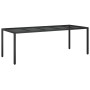 9-teiliges Garten-Essset und schwarze Kissen aus synthetischem Rattan von vidaXL, Gartensets - Ref: Foro24-3187330, Preis: 80...